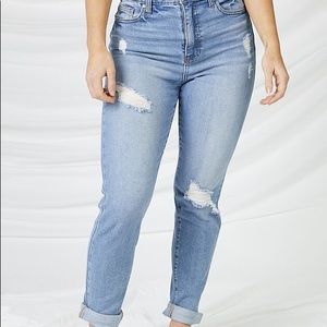 High rise mom jeans